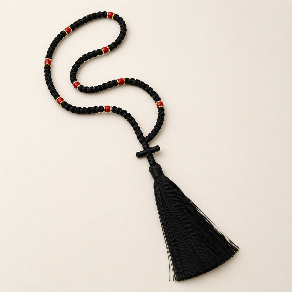 Chapelet Orthodoxe Bleu à 100 noeuds - Chotki