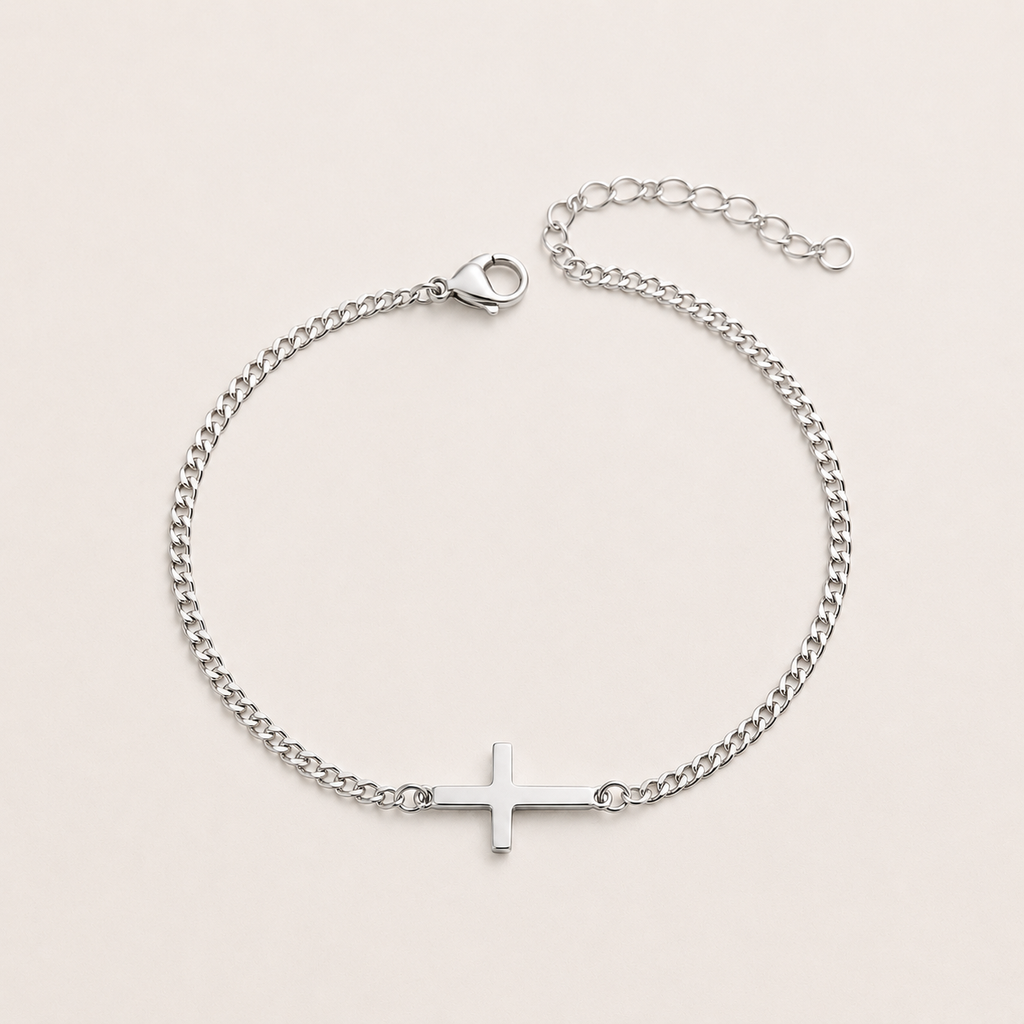 Bracelet Croix Chrétienne - Bijou de foi